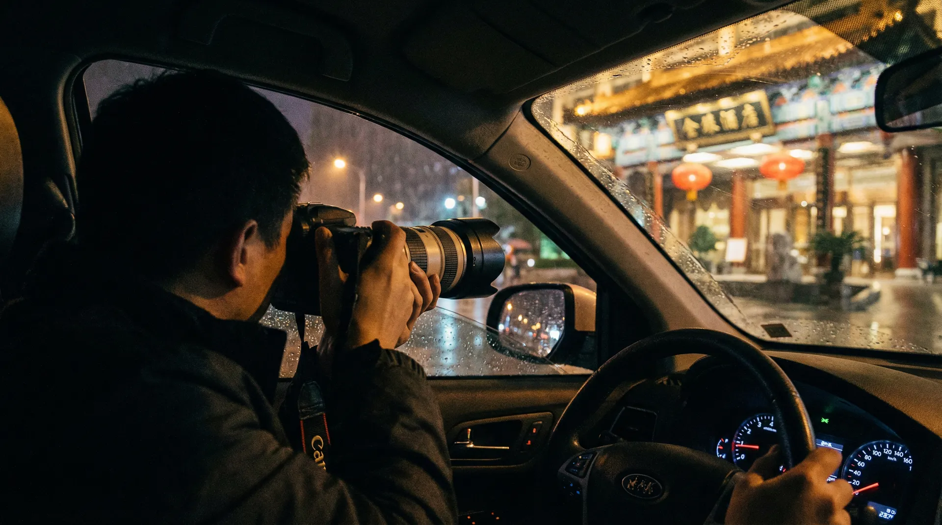 夜勤病栋动漫 - 记者深夜跟踪拍摄明星行踪